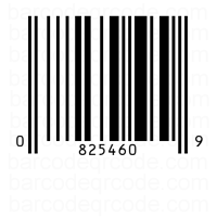 sample UPC-E barcode